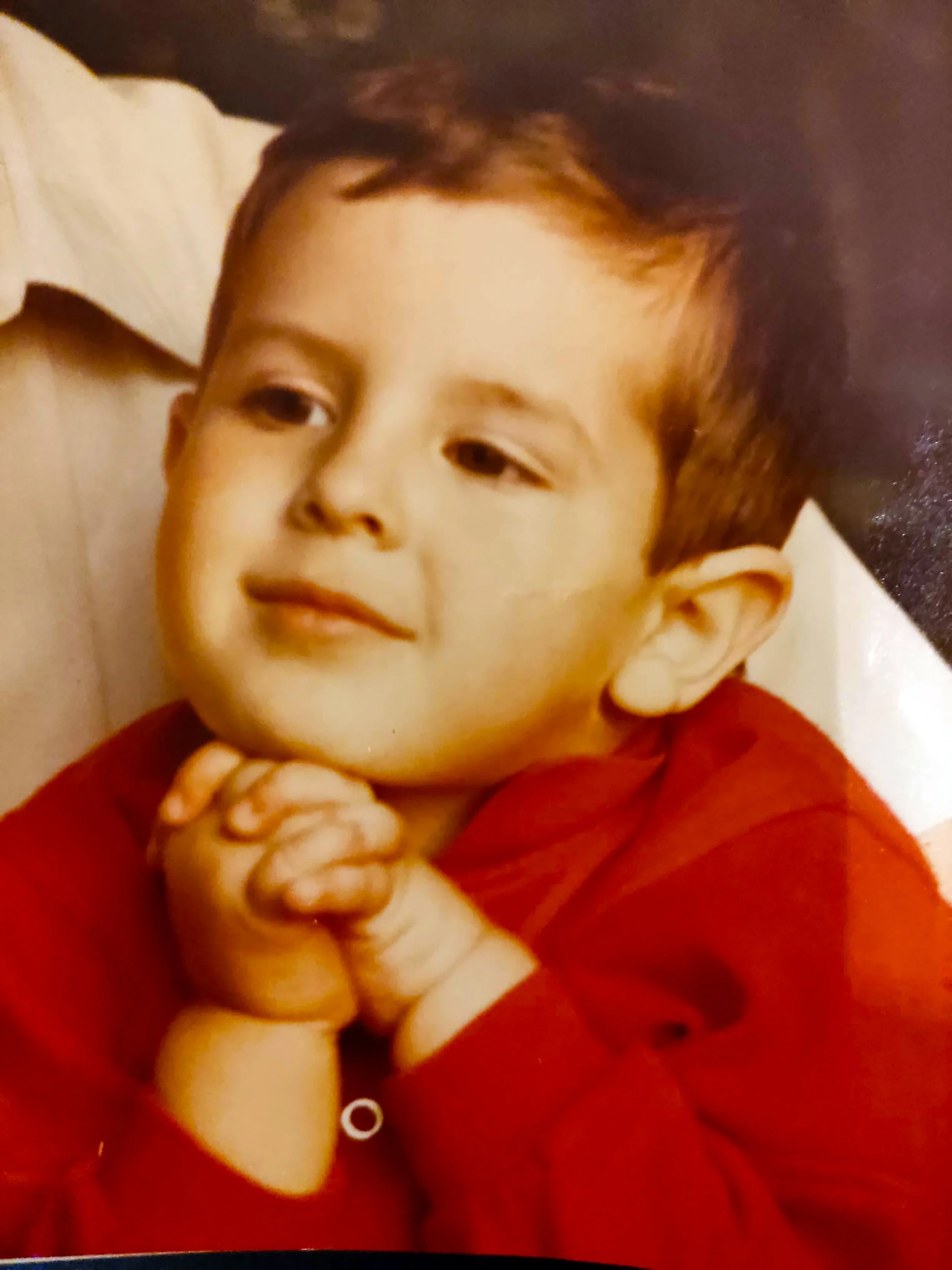 Davide en su infancia