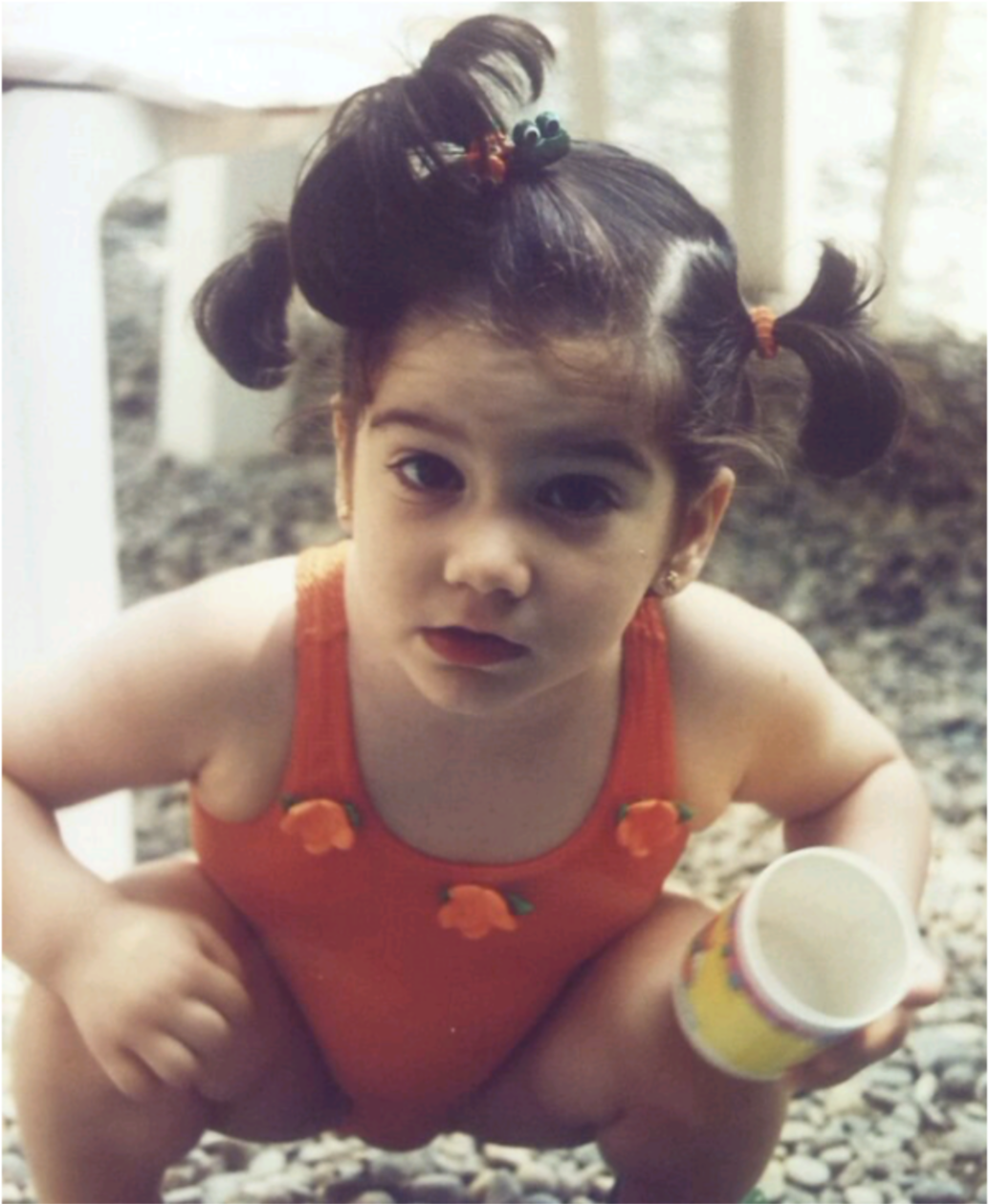 Erika en su infancia