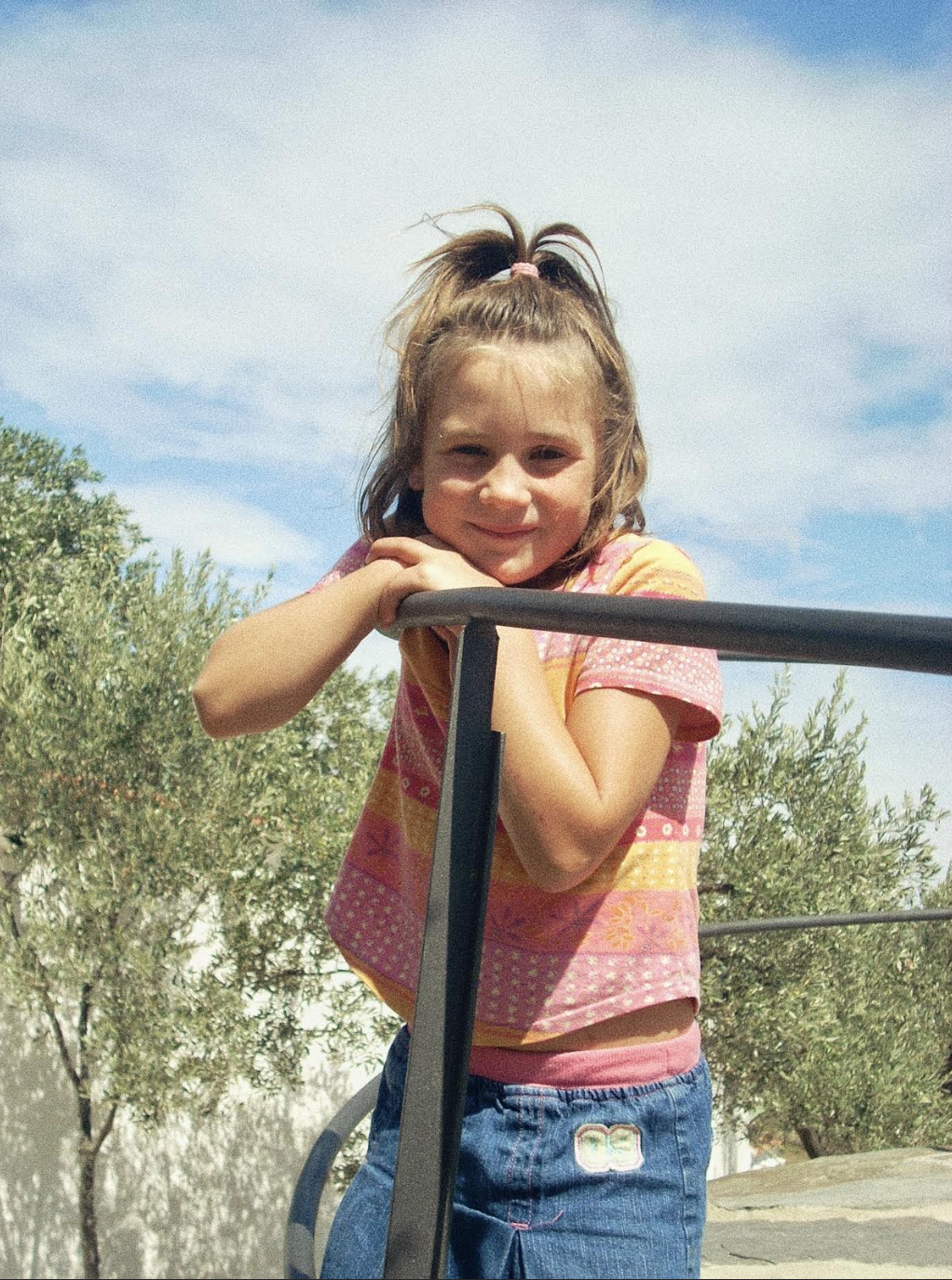 Joanna en su infancia