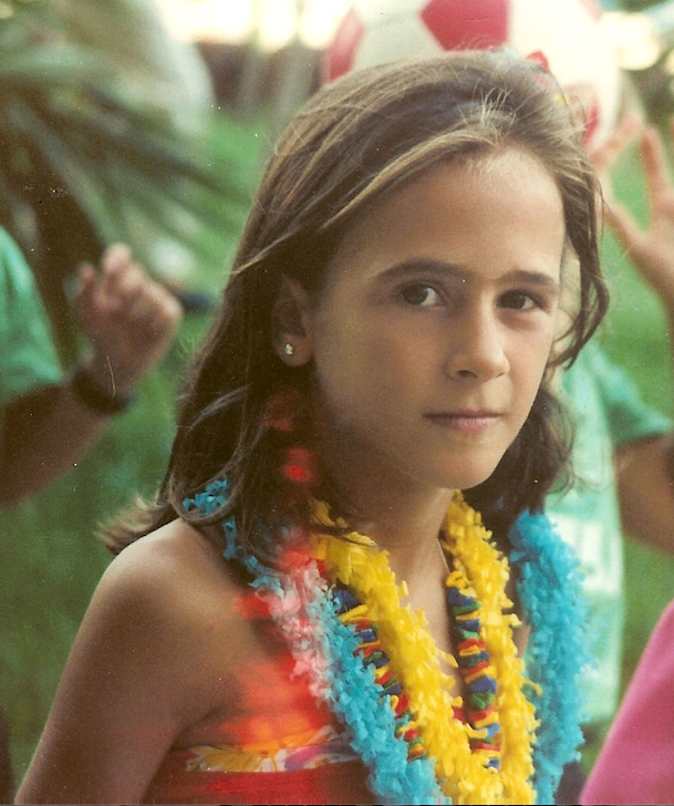 Lidia en su infancia