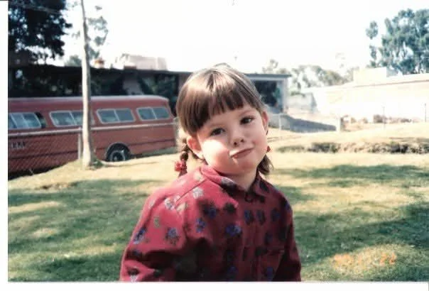 Michelle en su infancia