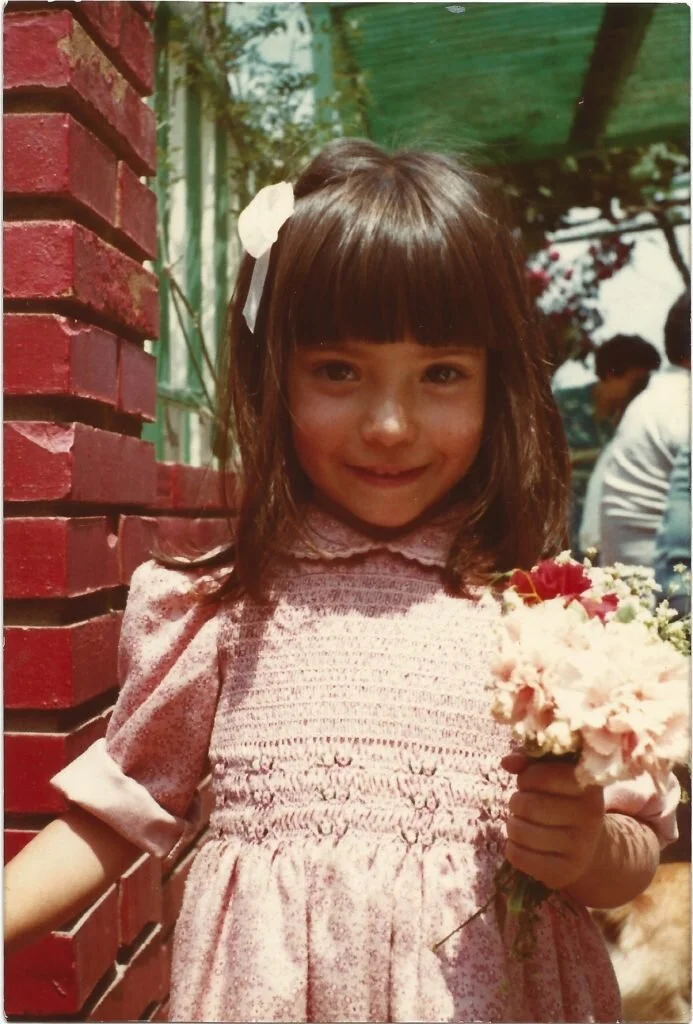 Núria Serrano en su infancia