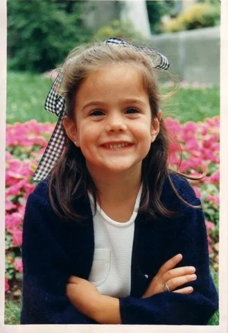 Natalia en su infancia