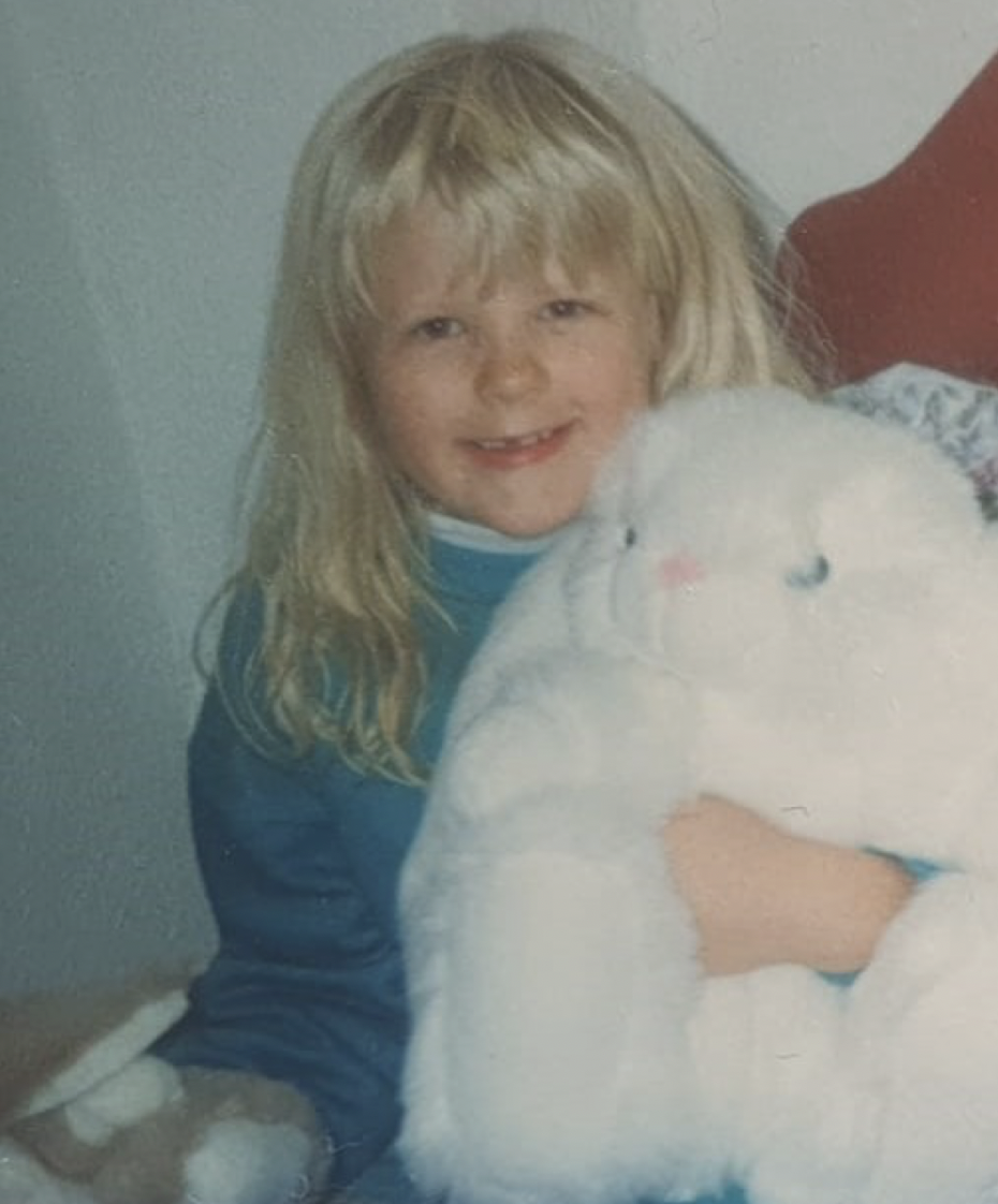 Natalie en su infancia