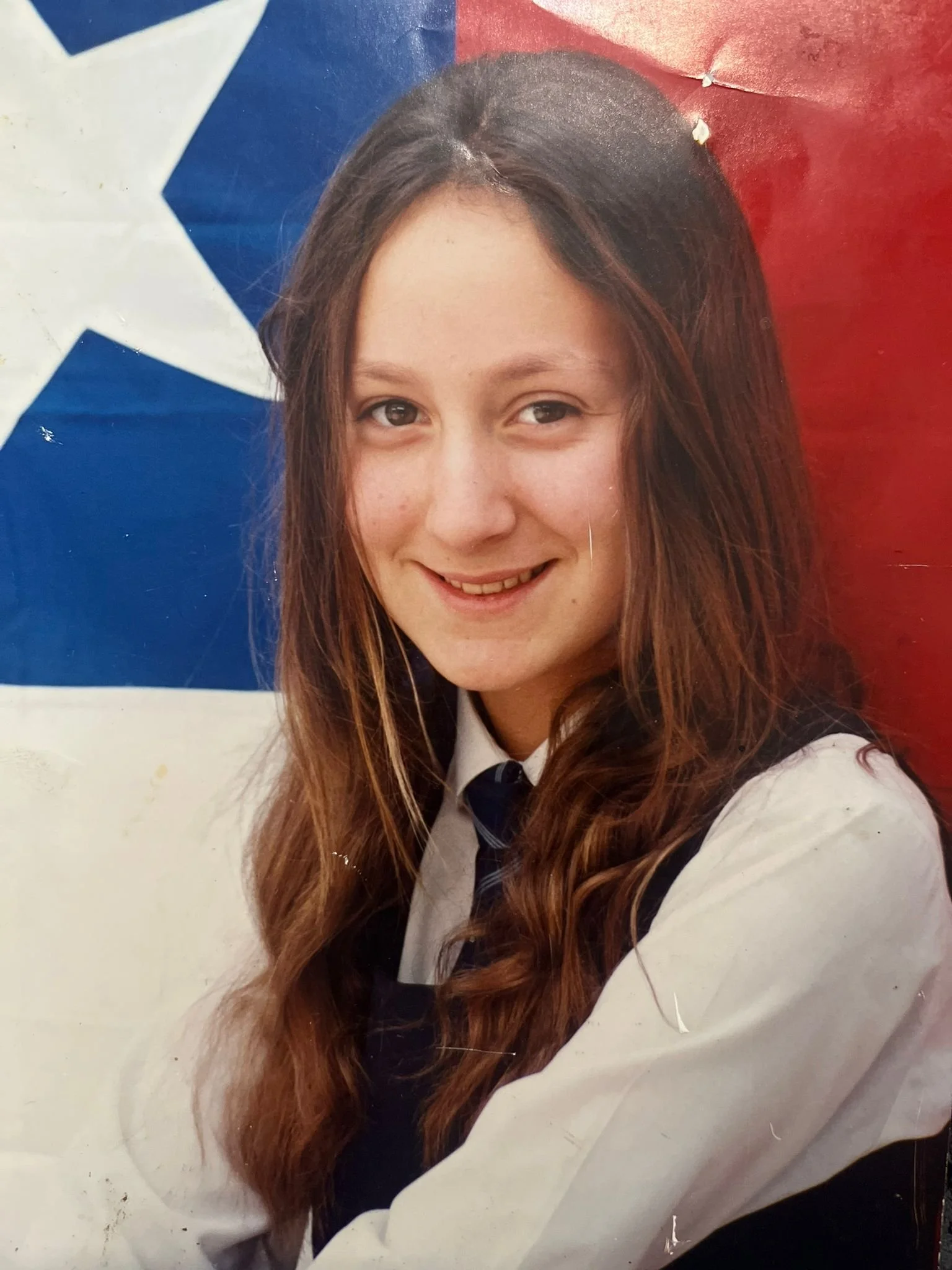 Romina en su infancia