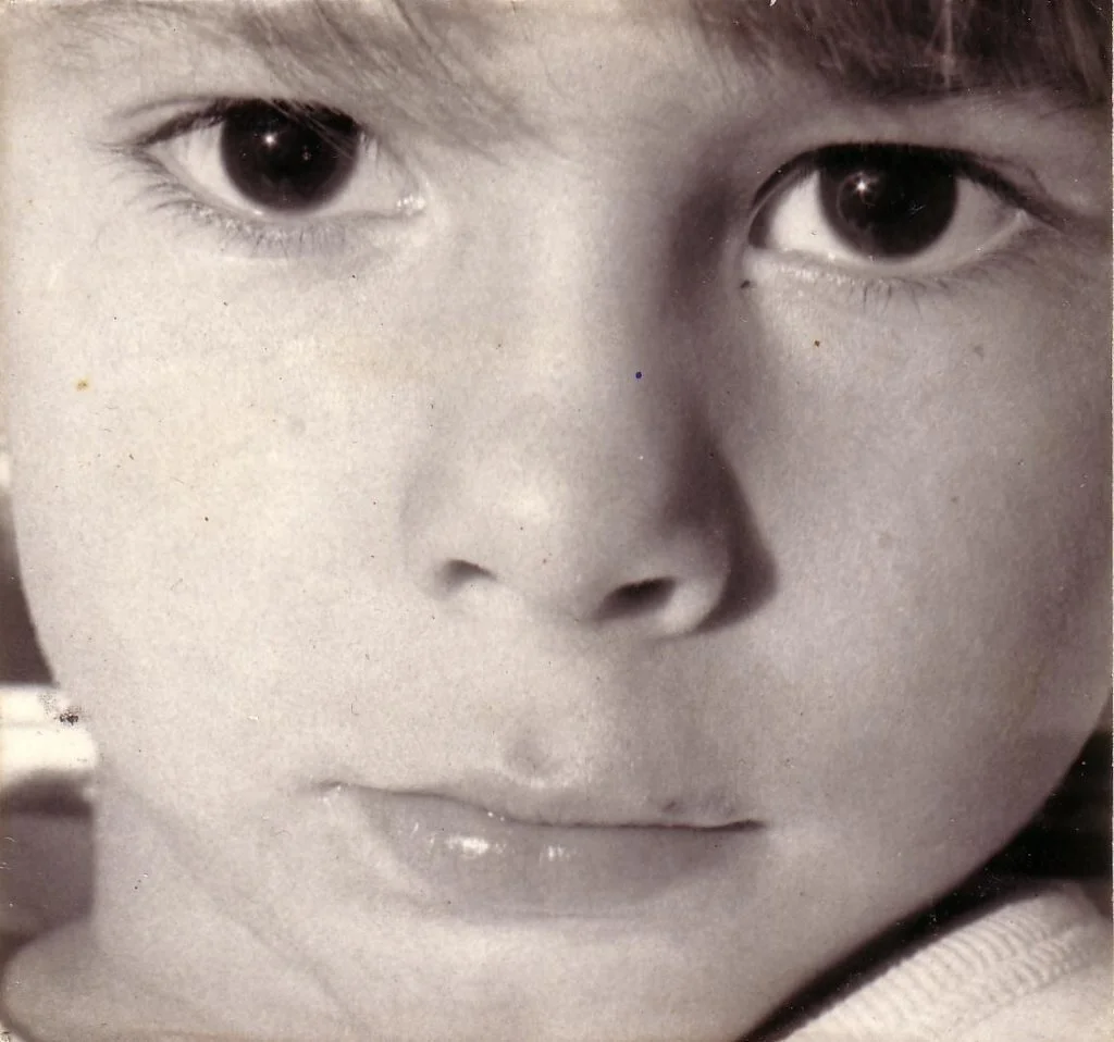 Tim en su infancia